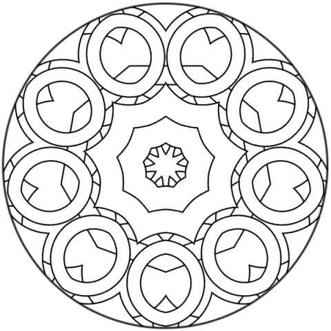 Disegno 18 Mandala