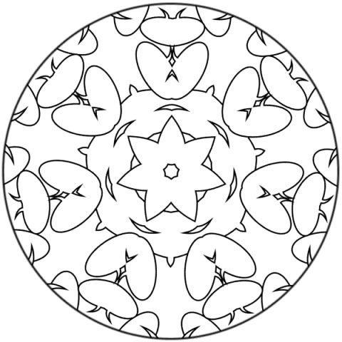 Disegno 28 Mandala