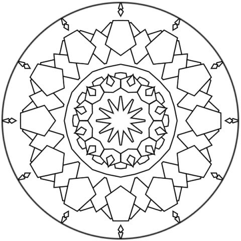 Disegno 29 Mandala