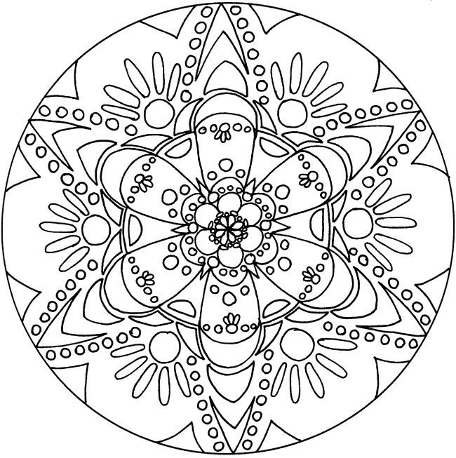 Disegno 30 Mandala