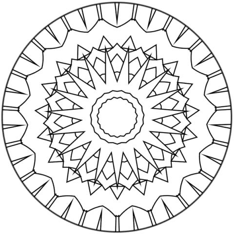 Disegno 35 Mandala