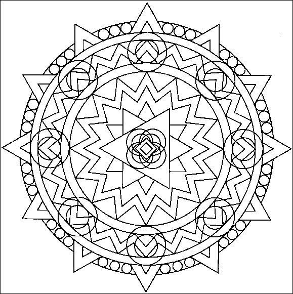 Disegno 9 Mandala