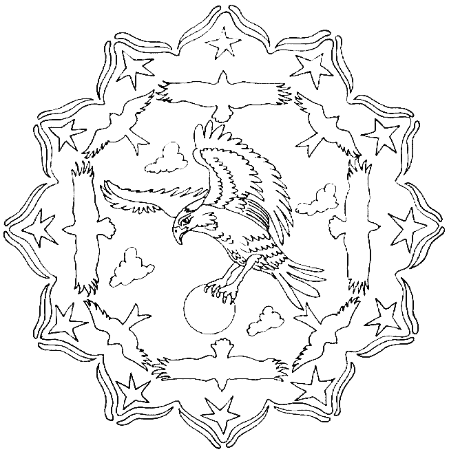 Disegno 16 Mandala animali