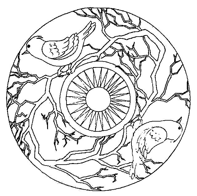 Disegno 36 Mandala animali