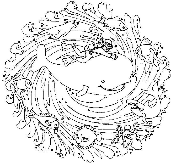 Disegno 40 Mandala animali