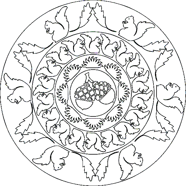 Disegno 47 Mandala animali