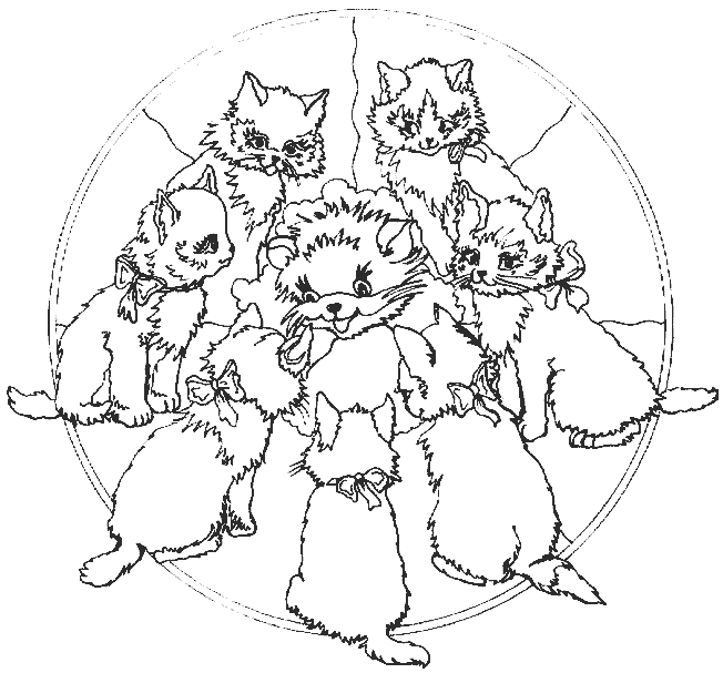 Disegno 53 Mandala animali