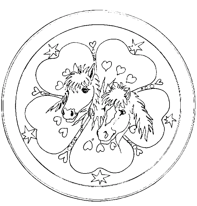 Disegno 55 Mandala animali