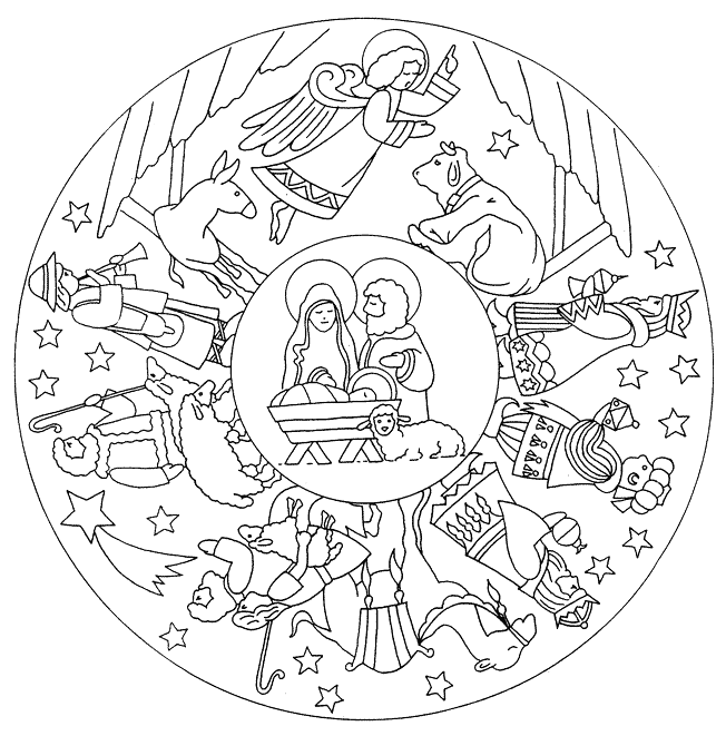 Disegno 56 Mandala animali