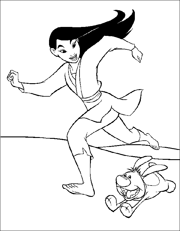 Disegno 5 Mulan