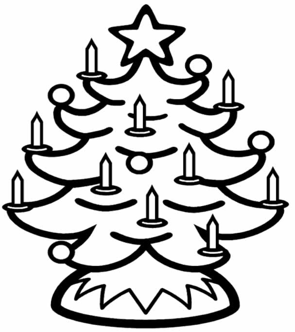 Disegno 24 Natale alberi