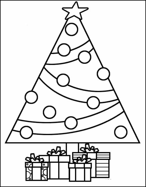 Disegno 25 Natale alberi