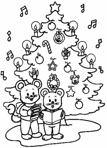 Disegno 40 Natale alberi