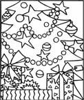 Disegno 39 Natale alberi