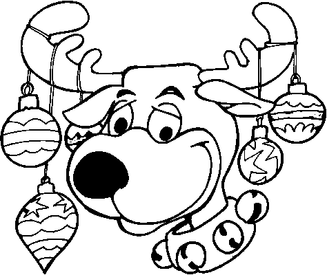 Disegno 18 Natale animali