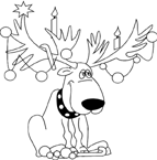 Disegno 5 Natale animali