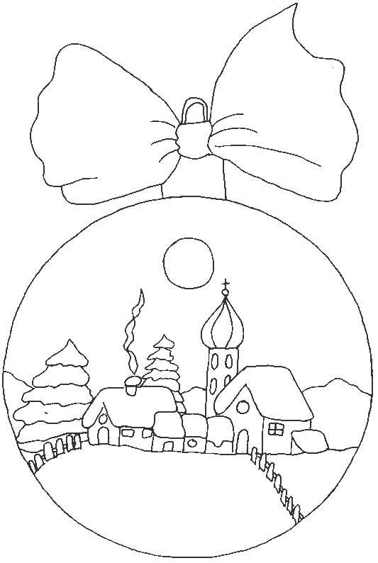 Disegno 38 Natale palline