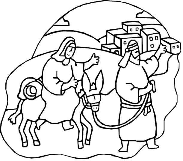 Disegno 20 Natale presepe