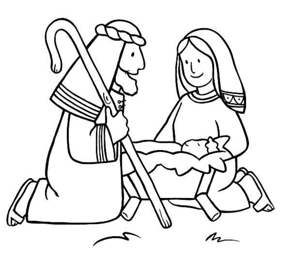 Disegno 27 Natale presepe