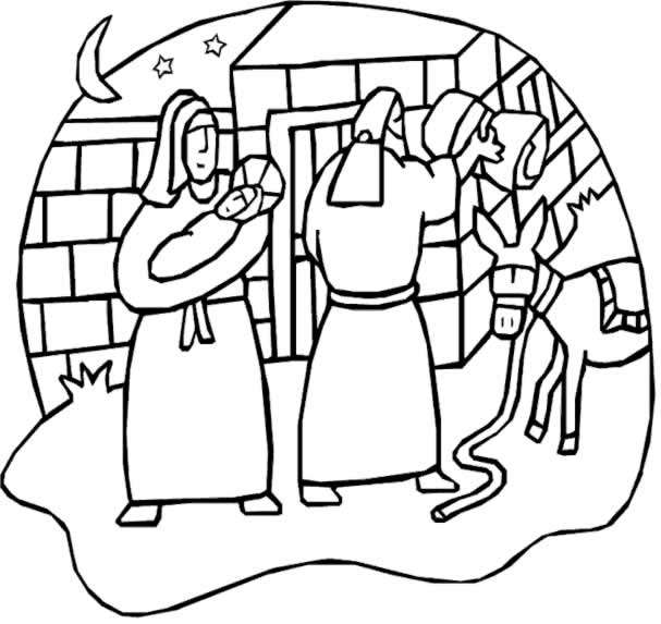 Disegno 29 Natale presepe