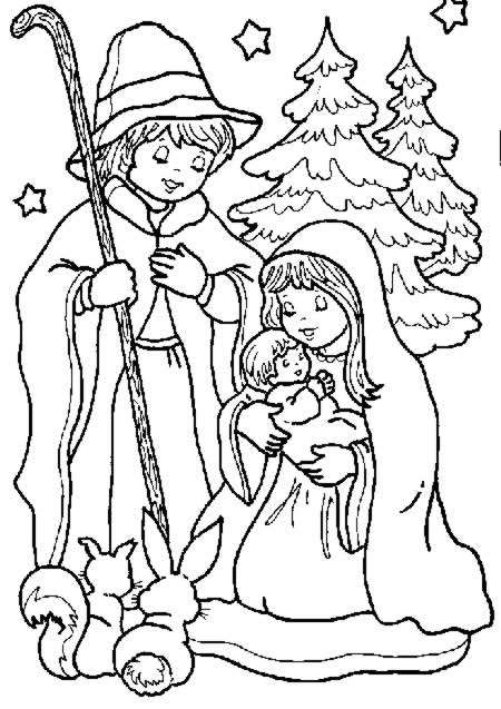 Disegno 39 Natale presepe