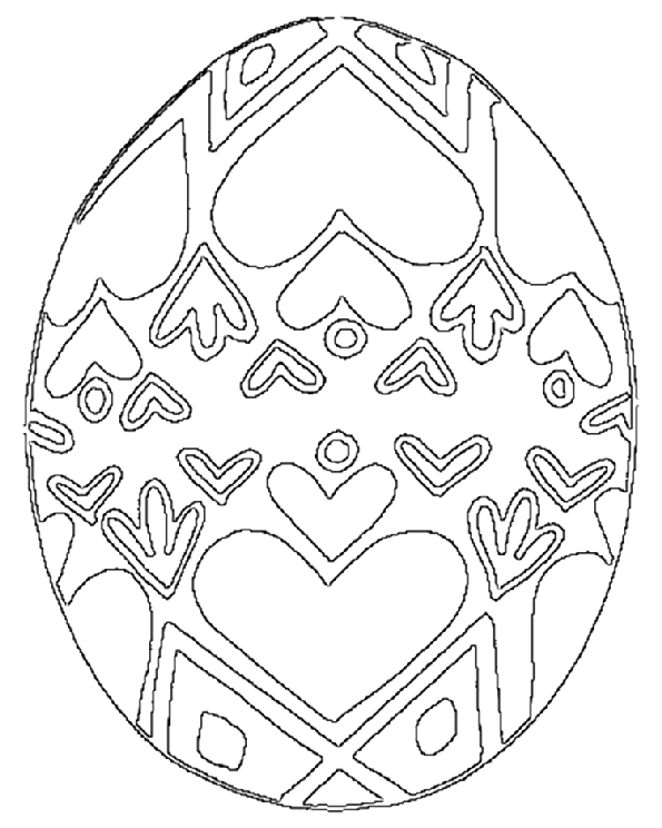 Disegno 21 Pasqua uova