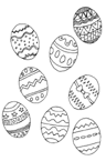 Disegno 34 Pasqua uova