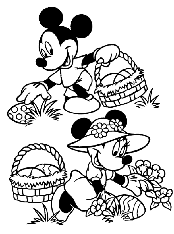 Disegno 42 Pasqua walt disney