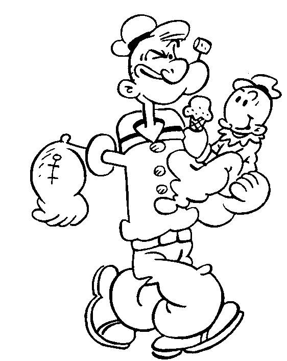 Disegno 16 Popeye