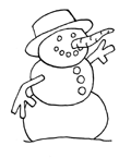 Disegno 40 Pupazzi di neve