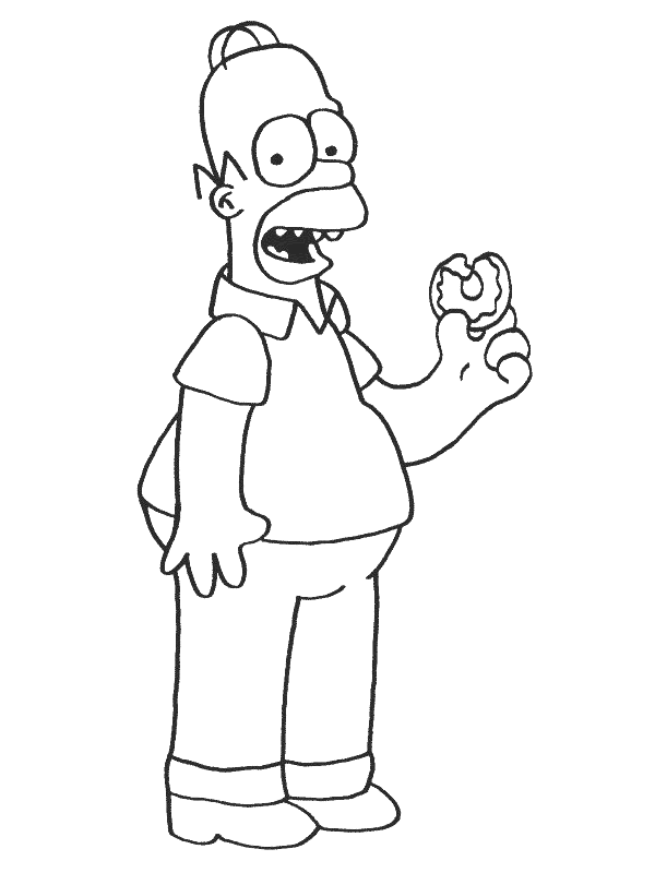 Disegno 20 Simpson