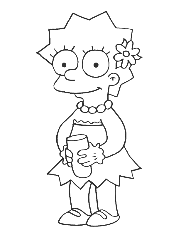 Disegno 22 Simpson