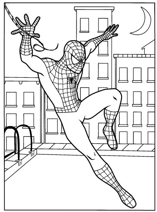 Disegno 123 Spiderman