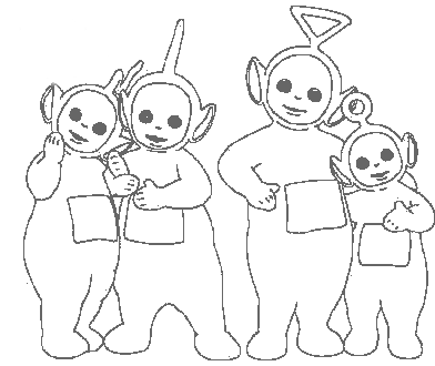 Disegno 14 Teletubbies