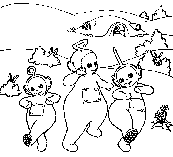 Disegno 15 Teletubbies