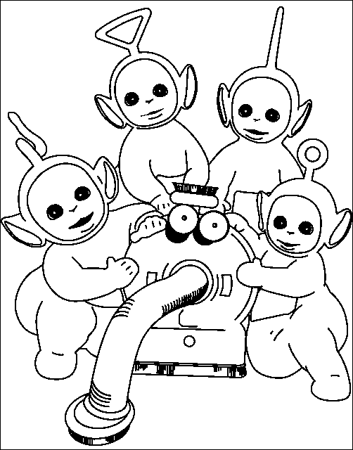 Disegno 16 Teletubbies