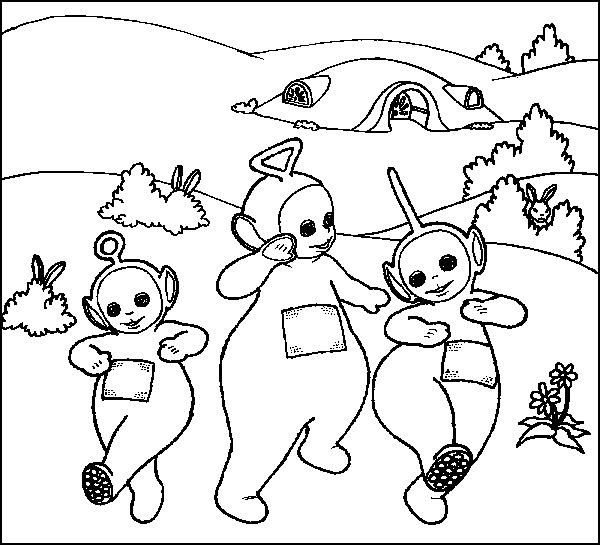 Disegno 32 Teletubbies