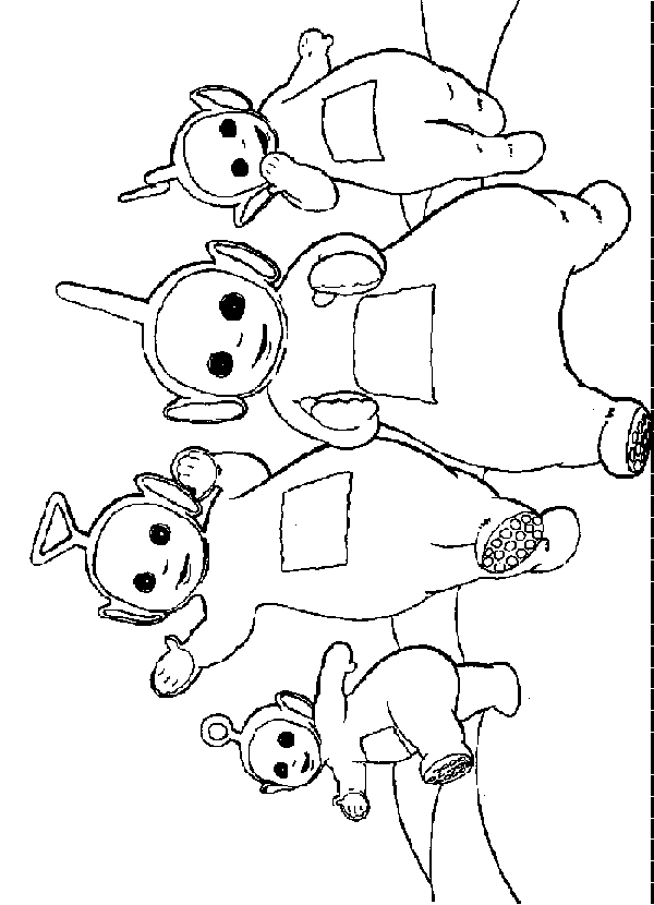 Disegno 34 Teletubbies