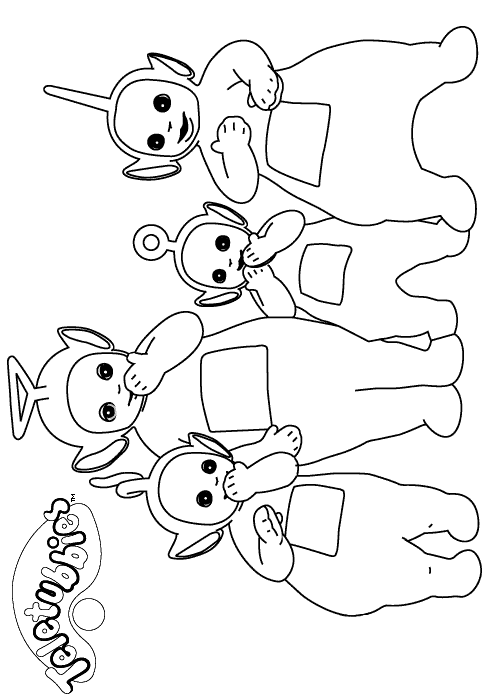 Disegno 37 Teletubbies