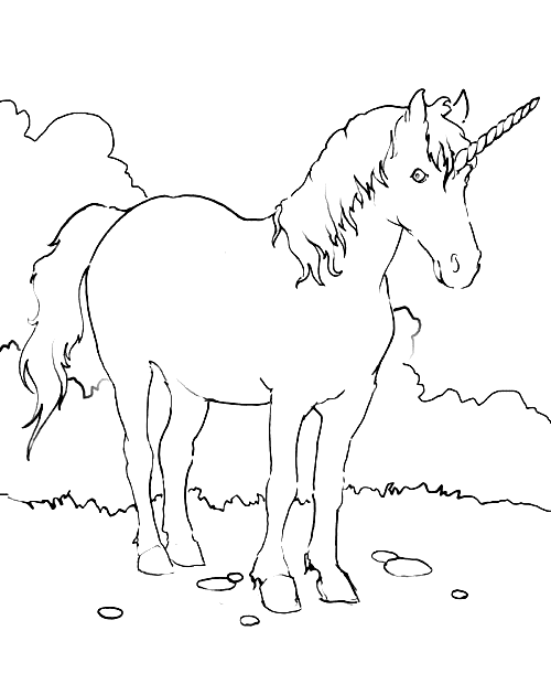 Disegno 29 Unicorno