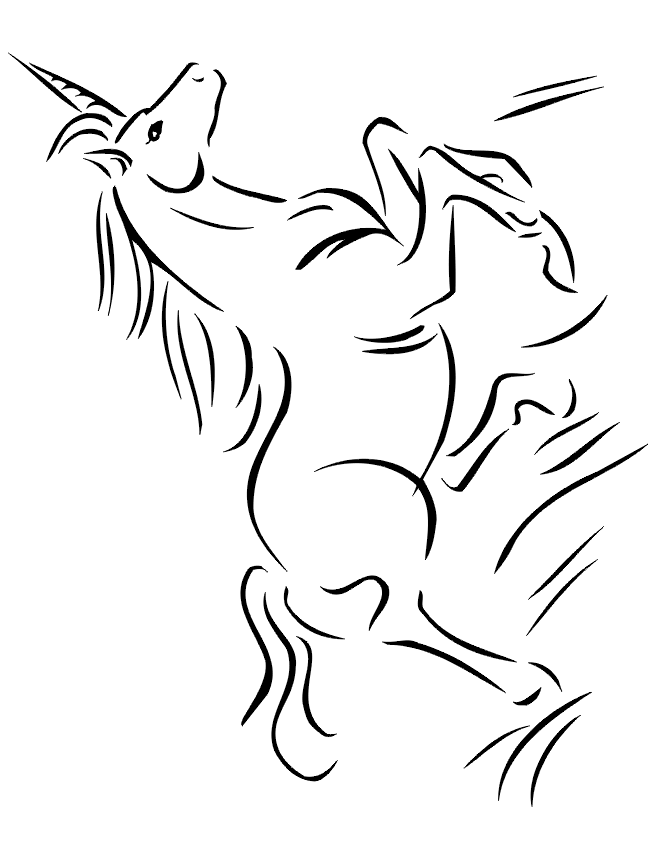 Disegno 35 Unicorno