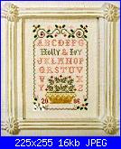 CCN Country Cottage Needleworks - schemi e link-ccn-holly-ivy-sampler-jpg