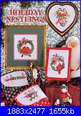 Idee Natalizie per decorare  la casa...- schemi e link-country-cross-stitch-holiday-nestlings-1991-jpg