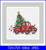 Idee Natalizie per decorare  la casa...- schemi e link-christmas-red-car-jpg