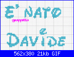 E' nato Davide Alfabeto  Disney-nato-davide-gif