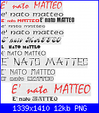 Richiesta: * E' nato Matteo*-1-png