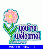 sbacel: nuova crocetta-youre_welcome_glitter_flower%5B1%5D-gif