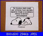 Ricami eseguiti utilizzando gli schemi di maria27-snoopy-tostapane_immagine-2686-jpg