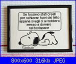 Ricami eseguiti utilizzando gli schemi di maria27-snoopy-tostapane_incorniciato_immagine-2700-jpg