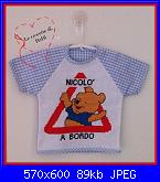 "Bimbo a bordo", "Mamma a bordo", "Cane a bordo" - gli schemi di Natalia-t-shirt-bordo-nicol-jpeg